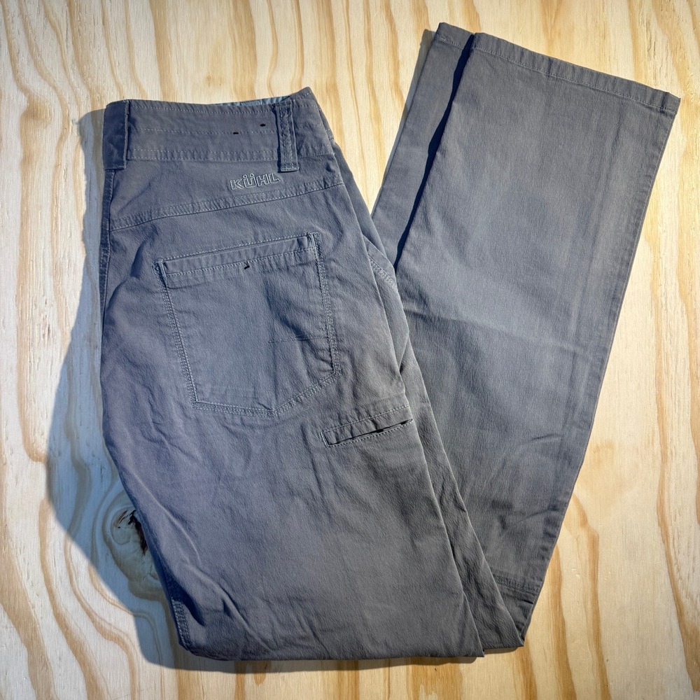 Kuhl Men's Lightweight Performance Hiking Utility Pants Gray Size 31x34